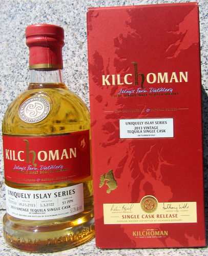 Kilchoman "Vintage 2013 Uniquely Islay 2022 Series #2/10 - Tequila Single Cask"