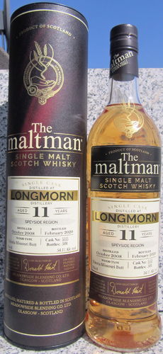 Longmorn 2008/20 (Meadowside Ltd.) "The Maltman"