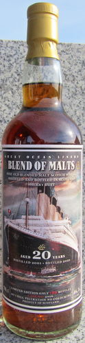 Blend of Malts 2001/21 (JWWW) "Great Ocean Liners"