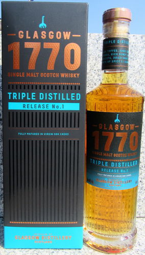 Glasgow Distillery 1770 "Triple Distilled - Release No. 1"