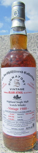 Blair Athol 1988/15 (Signatory for The Whisky Fair) "Un-Chillfiltered Collection"