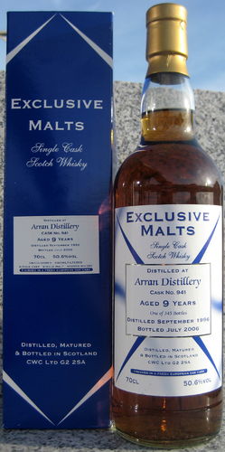 Arran 1996/06 (Creative Whisky Co. Ltd.) "Exclusive Malts"