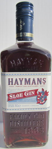 Haymans "Sloe Gin" Schlehengin (Alte Ausstattung)