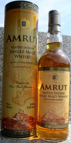 Amrut Single Malt Whisky - Peated - Cask Strength