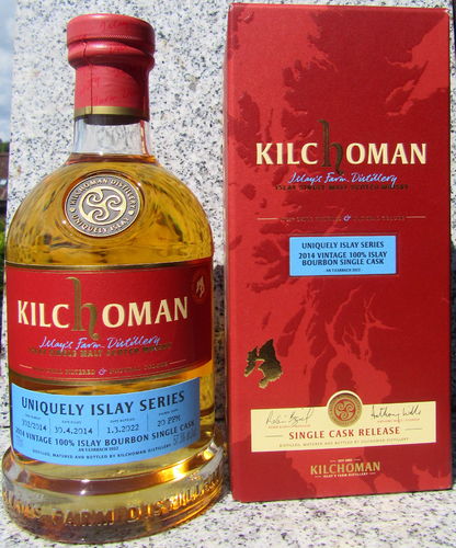 Kilchoman "Vintage 2014 Uniquely Islay 2022 Series #10/10 - 100 % Islay - Bourbon Single Cask"